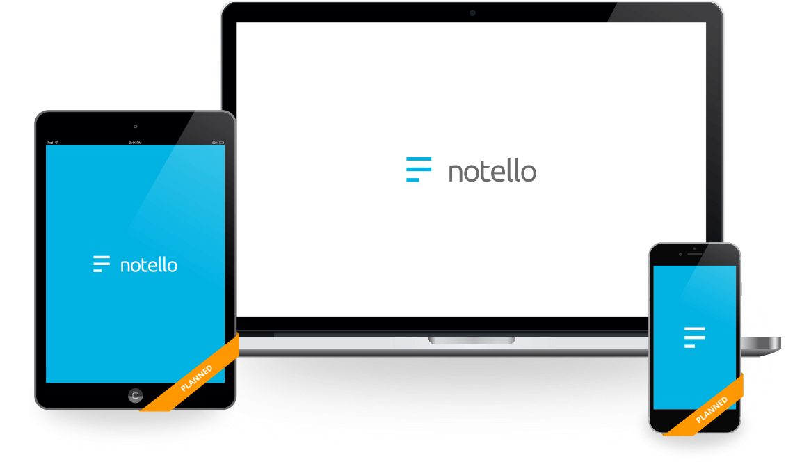Notello on devices